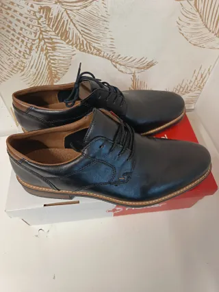 Zapatos Rieker 13500 Hombre Negros