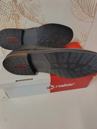 Zapatos Rieker 13500 Hombre Negros