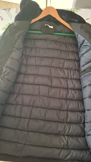 Giaccone donna con pelliccia sintetica Tg. M