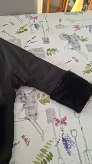 Giaccone donna con pelliccia sintetica Tg. M