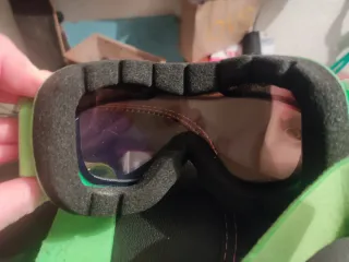 Maschera sci bambino verde