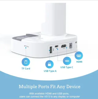 Scanner V50 Telecamera Documenti 4K Ultra HD 13MP