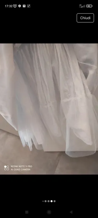 Vestito bambina fiori azzurri