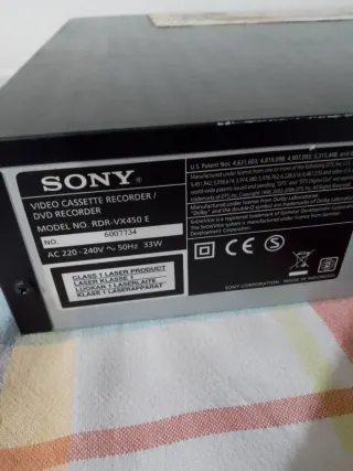 Sony RDR-VX450 DVD VHS Combo HDMI