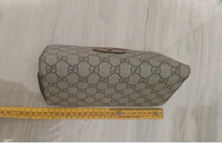 Portafoglio vintage Gucci monogram beige/marrone