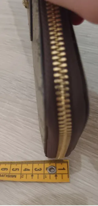 Portafoglio vintage Gucci monogram beige/marrone