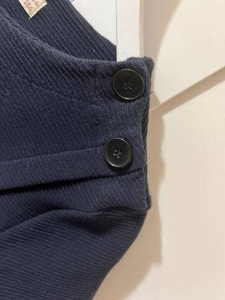 Vestido Zara azul marimo acampanado