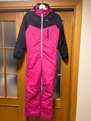 Mono de esquí Decathlon 12 años rosa/morado