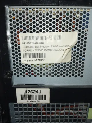 Dell Precision T3400 Ordenador PC