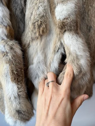 Abrigo de piel Talla S