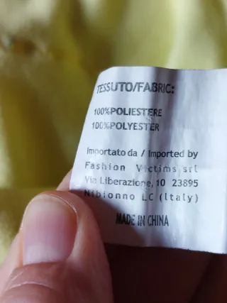 Pile giallo canarino con zip