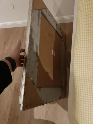 Espejo Vintage clásico Marco Decorado Plata