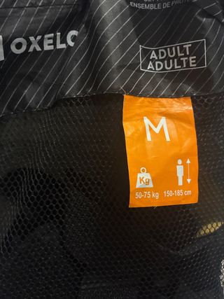 Protecciones Oxelo Talla M Adulto