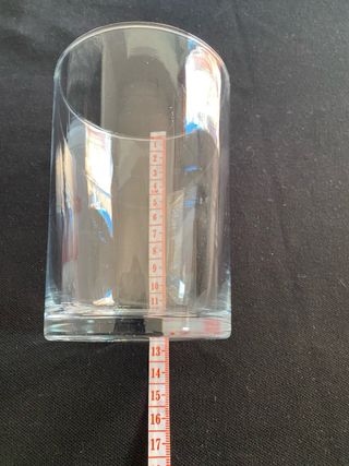 Vasos de sidra de cristal