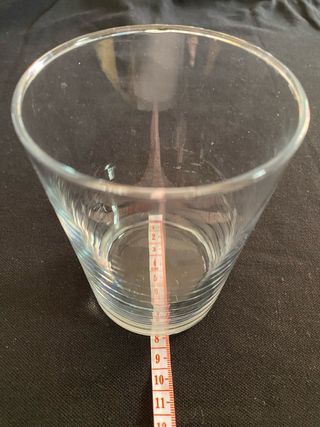 Vasos de sidra de cristal