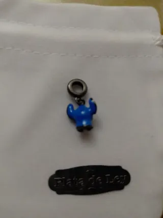 Colgante Estilo Pandora Stitch Azul