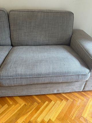 Sofá Ikea (modelo Kivik) 3 plazas color gris