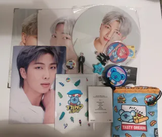 Set RM BTS BT21 Koya Indigo