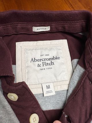 Polo Abercrombie & Fitch Talla M Rayas