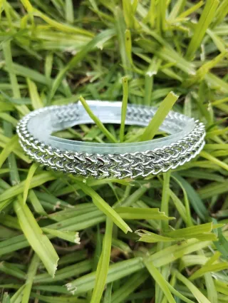 Pulsera Acero Inoxidable Trenzado Unisex