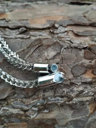 Pulsera Acero Inoxidable Trenzado Unisex