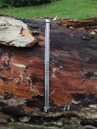 Pulsera Acero Inoxidable Trenzado Unisex