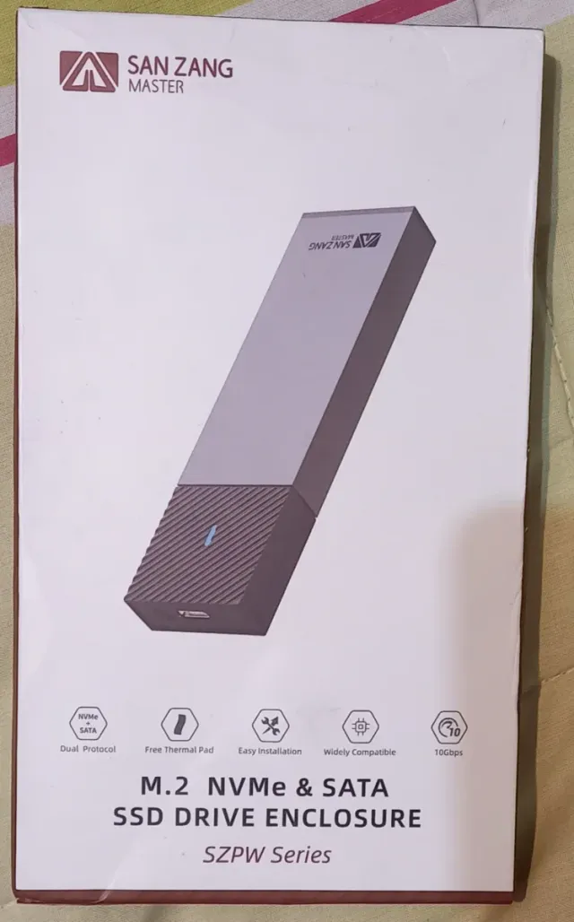 Carcasa SSD M.2 San Zang Master NVMe/SATA