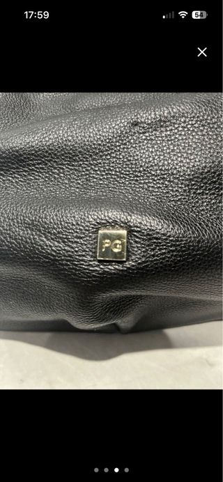 Bolso Purificación García Piel Negro