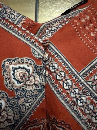 Camiseta tirantes Only estampada teja T.36