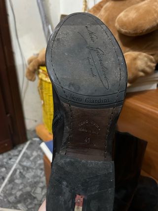 Stivali Nero Giardini n.41 tacco 4cm