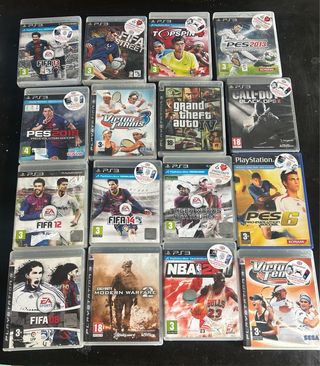 Playstation 3 con 2 mandos originales y juegos