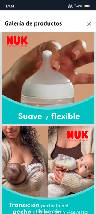 NUK Set Biberones y Chupete Winnie Pooh 0-6m