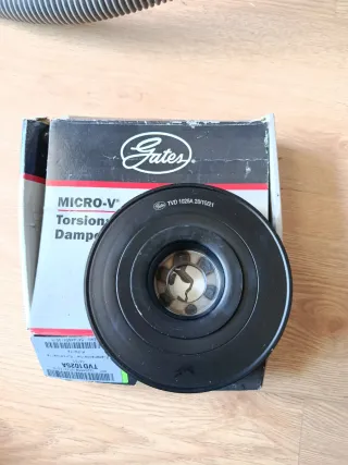 Polea cigüeñal Gates TVD1025A para PSA 1.4 HDI