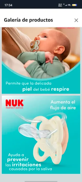 Set Biberones NUK Perfect Match Start