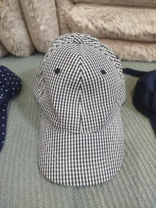 Lote 3 Gorras Azul y Blanco