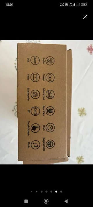 Pantalla coche nueva