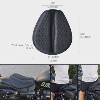 Cuscino Sella Moto Comfort e Traspirabilità BC079
