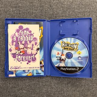 PS2 Rayman Raving Rabbids Ubisoft