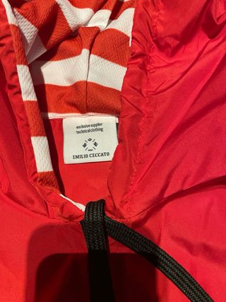 Giubbino antivento Emilio Ceccato rosso