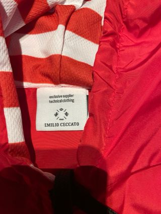 Giubbino antivento Emilio Ceccato rosso