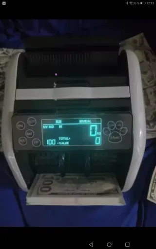 Contadora y Detector de Billetes Falsos K07 vevor