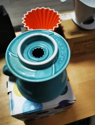 Lote Cafetera Dripper y Molinillo De Café