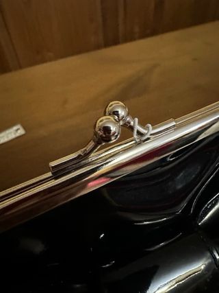 Pochette Fiorucci vernice nera