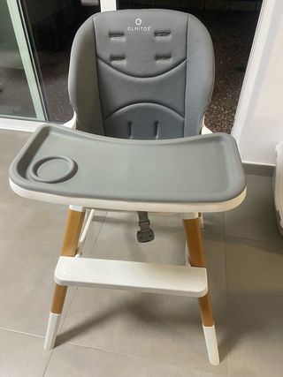 Trona Olmitos gris y madera