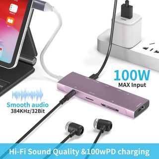 Hub USB C 9 in 1 Adattatore Docking Station