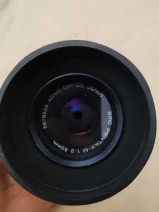 Objetivo SMC Pentax-M 1:2 50mm