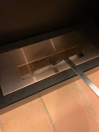 Chimenea Bioetanol Negra y Plateada