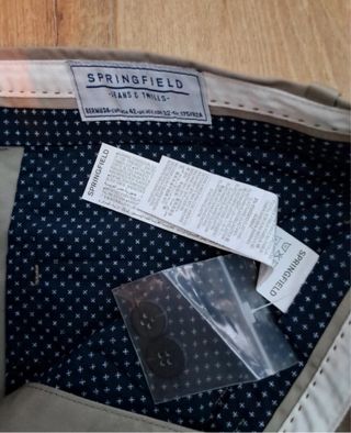 Bermudas Springfield Talla 42 Beige