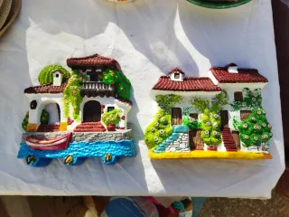 Fachadas de casa de adorno