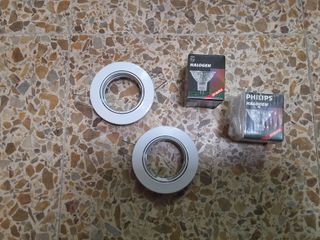Focos Halógenos Philips y Soportes
